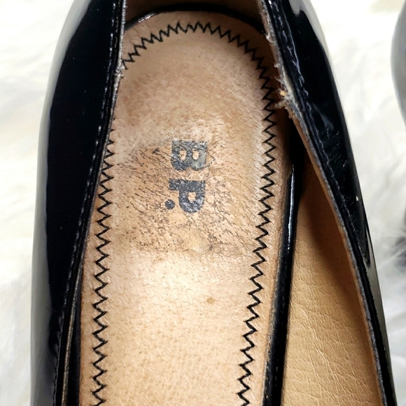 Nordstrom BP Peekaboo Black Patent Peep toe - Picture 3 of 10
